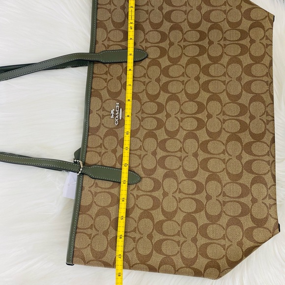 COACH Signature Open City Tote - Picture 12 of 16
